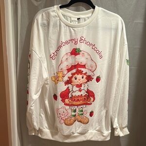 Women’s Strawberry Shortcake Sweatshirt - White